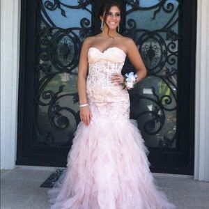 Jovani Prom Dress Style #1267 Light pink